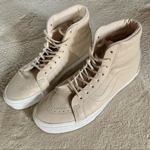 High top cream Vans